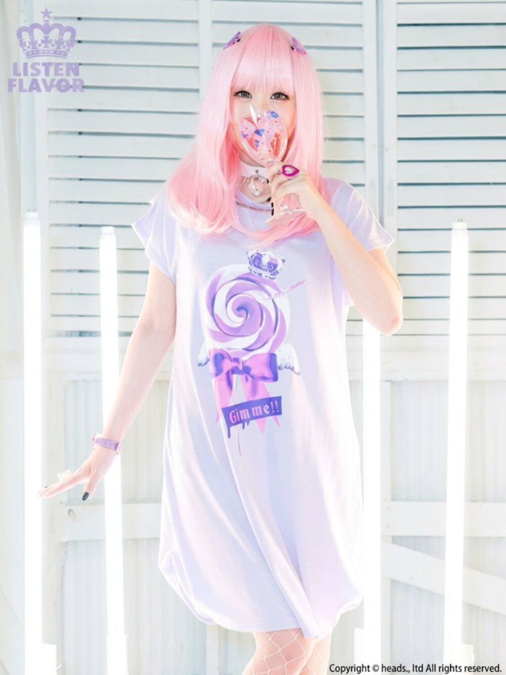 LISTEN FLAVOR x Gimme Geek!! Angel Candy Harajuku Otaku style dress